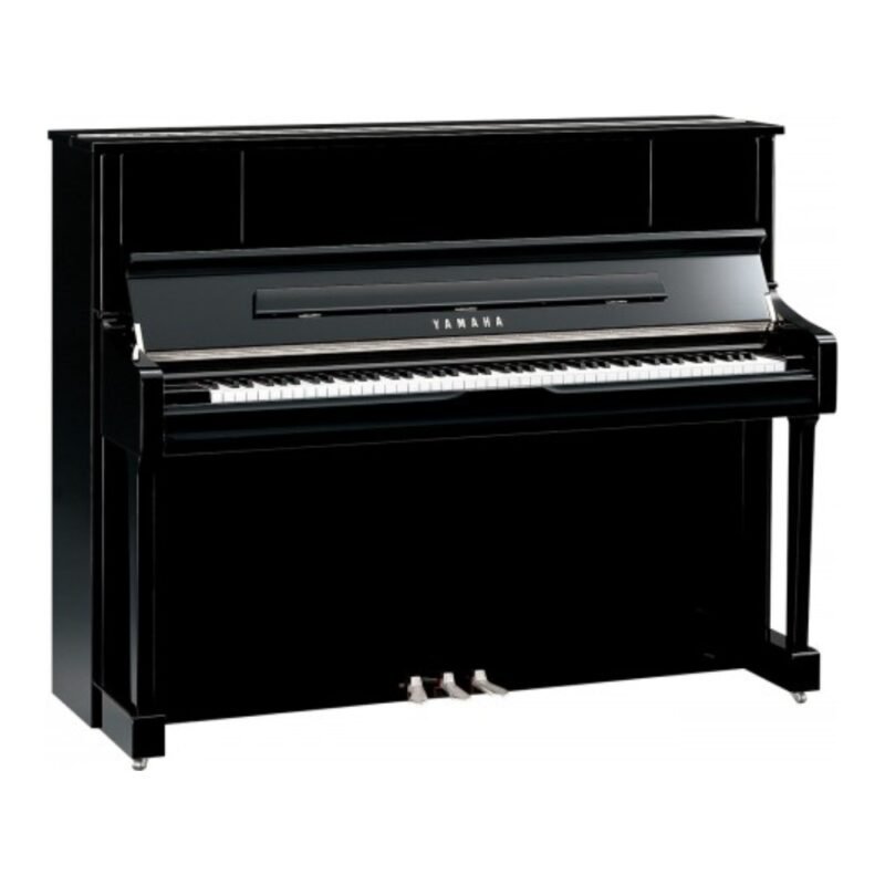Yamaha U1J PEC Acoustic Piano – Polished Ebony (Console Design) With Bench