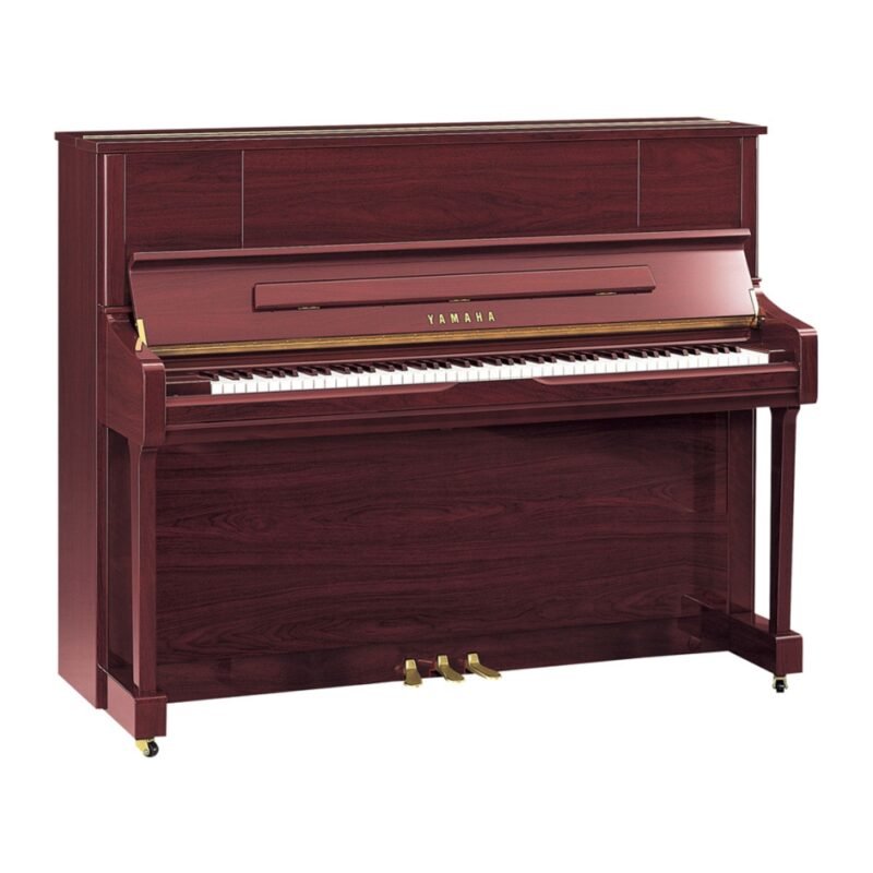 Yamaha U1J PM Acoustic Piano – Polished Mahogany (With Bench)